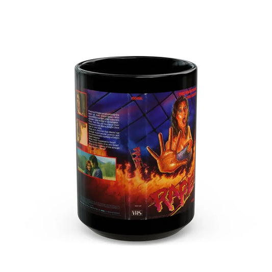 RAPE MOGUL VIDEO (VHS COVER) - Black Coffee Mug 15oz - Go Mug Yourself