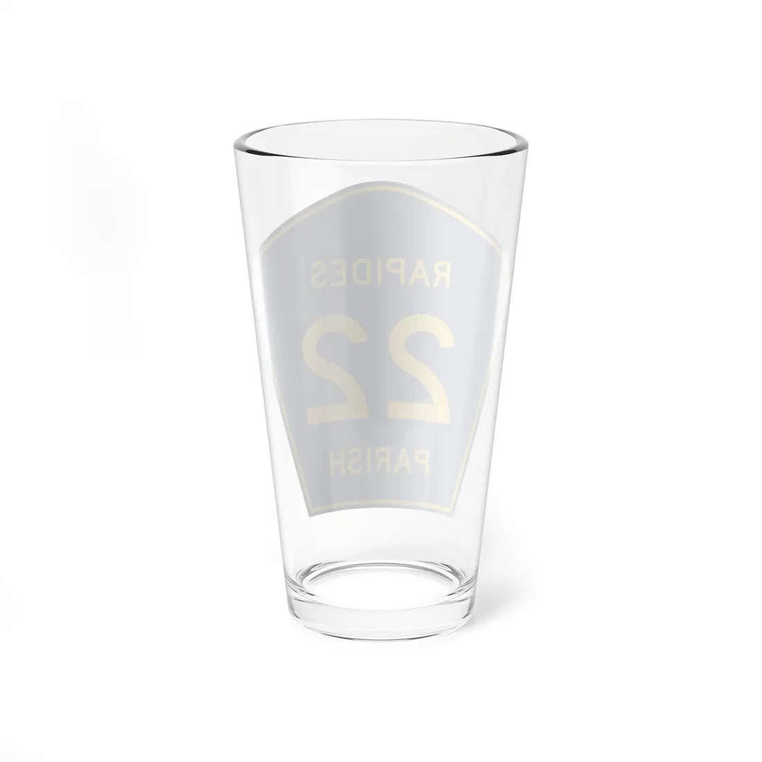 Rapides Parish 22 (Louisiana) (Road Sign) Pint Glass 16oz - Go Mug Yourself