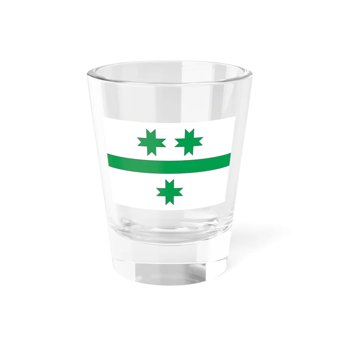 Rapla vald flag (Estonia) Shot Glass 1.5oz 1.5oz - Go Mug Yourself