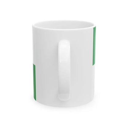 Rapla valla lipp 01 (Estonia) White Coffee Mug - Go Mug Yourself