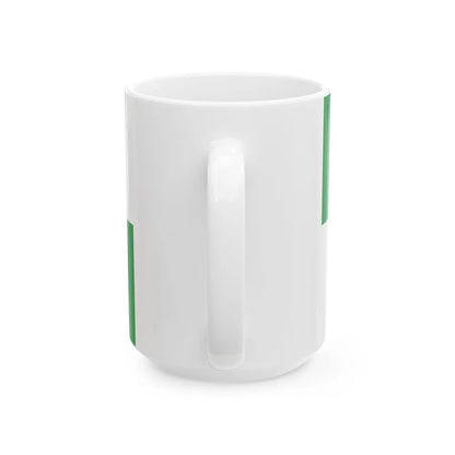 Rapla valla lipp 01 (Estonia) White Coffee Mug - Go Mug Yourself