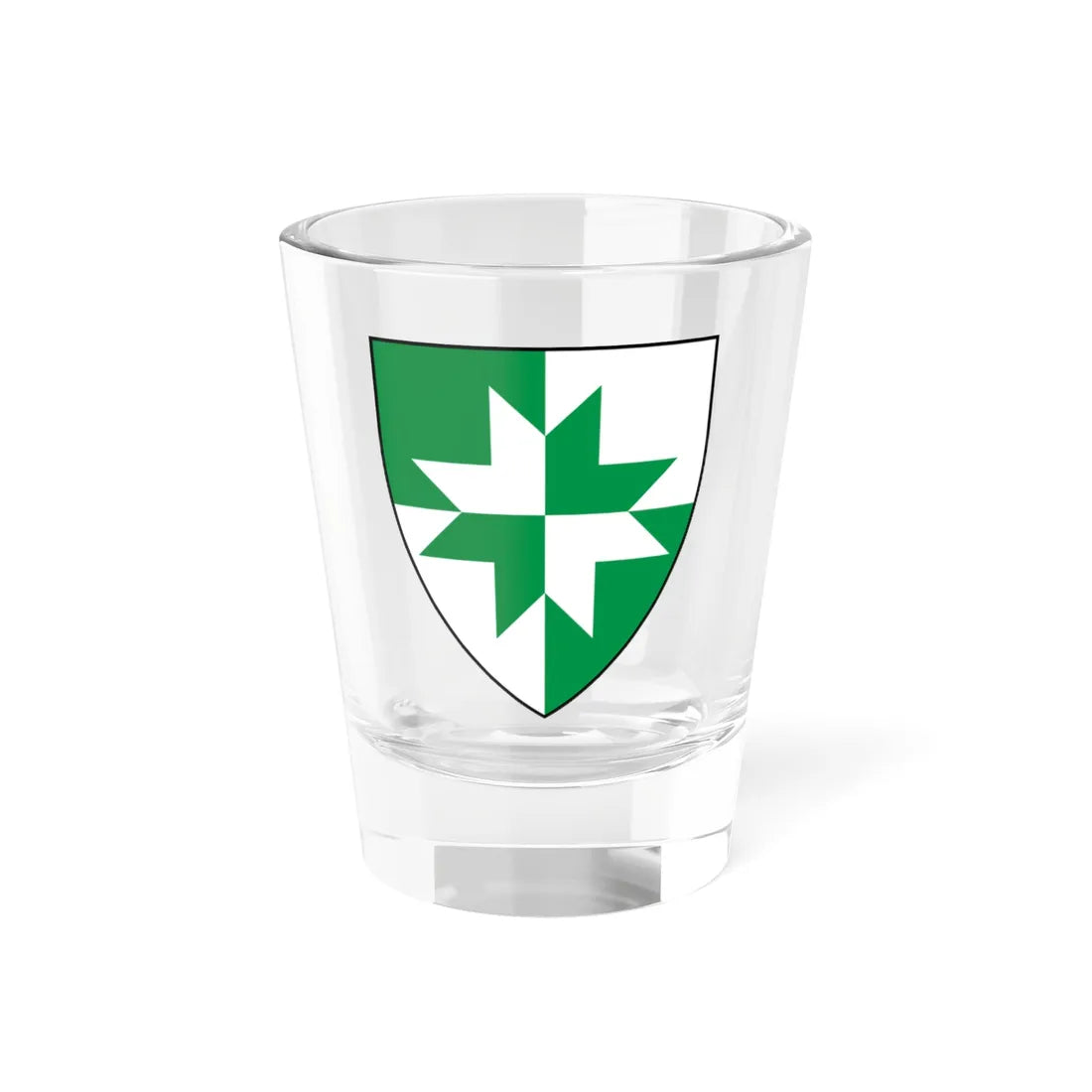 Rapla valla vapp (Estonia) (Coat of Arms) Shot Glass 1.5oz 1.5oz - Go Mug Yourself