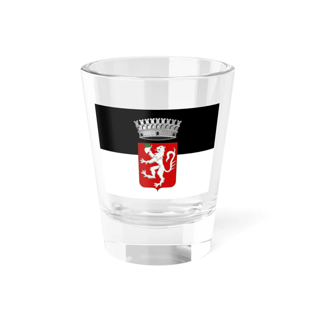 Rapolano Terme-Bandiera (Italy) Shot Glass 1.5oz 1.5oz - Go Mug Yourself