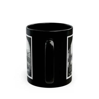 Rappahannock River, Va. Bridge, South View (U.S. Civil War) Black Coffee Mug - Go Mug Yourself