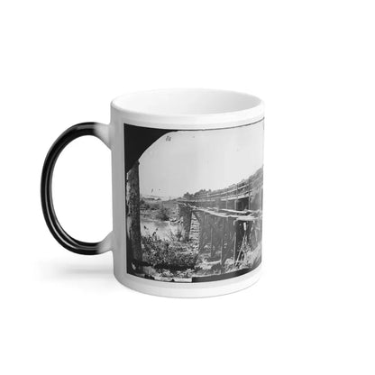 Rappahannock River, Va. Bridge, South View (U.S. Civil War) Color Changing Coffee Mug 11oz - Go Mug Yourself