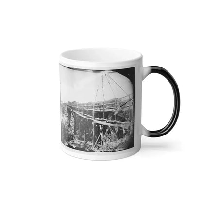 Rappahannock River, Va. Bridge, South View (U.S. Civil War) Color Changing Coffee Mug 11oz - Go Mug Yourself