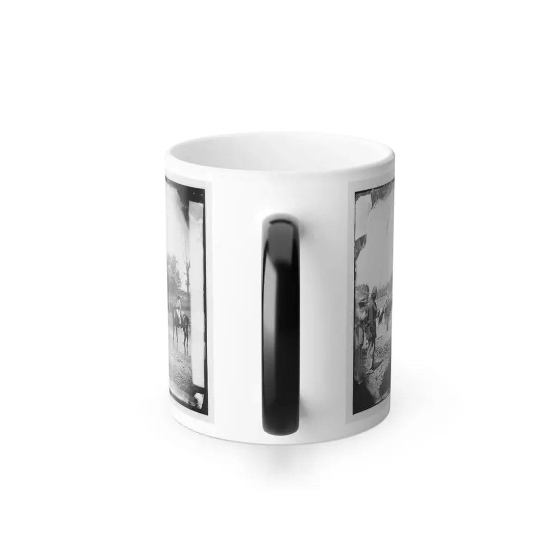 Rappahannock River, Va. Fugitive African Americans Fording the Rappahannock (U.S. Civil War) Color Changing Coffee Mug 11oz - Go Mug Yourself