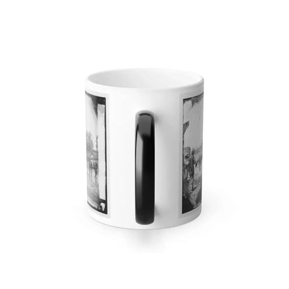 Rappahannock River, Va. Fugitive African Americans Fording the Rappahannock (U.S. Civil War) Color Changing Coffee Mug 11oz - Go Mug Yourself