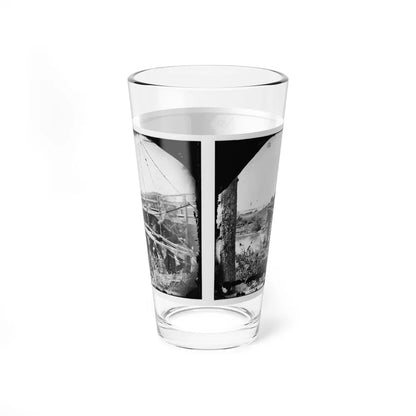 Rappahannock River, Va. Bridge, South View (U.S. Civil War) Pint Glass 16oz-Go Mug Yourself