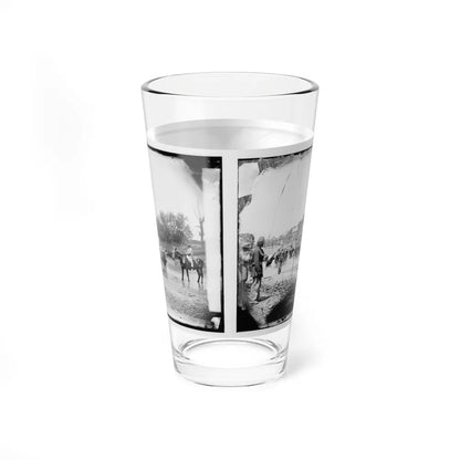 Rappahannock River, Va. Fugitive African Americans Fording The Rappahannock (U.S. Civil War) Pint Glass 16oz-Go Mug Yourself