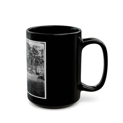 Rappahannock Station, Va. Canvas Pontoon Boat, 50th New York Engineers (U.S. Civil War) Black Coffee Mug - Go Mug Yourself