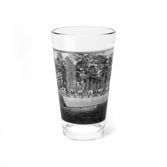 Rappahannock Station, Va. Canvas Pontoon Boat, 50th New York Engineers (U.S. Civil War) Pint Glass 16oz 16oz - Go Mug Yourself
