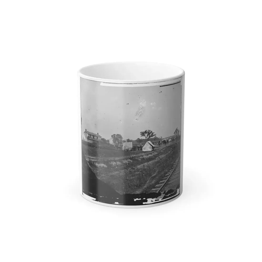 Rappahannock Station, Va. Federal Encampment Near Railroad (U.S. Civil War) Color Changing Coffee Mug 11oz Default Title 11oz - Go Mug Yourself