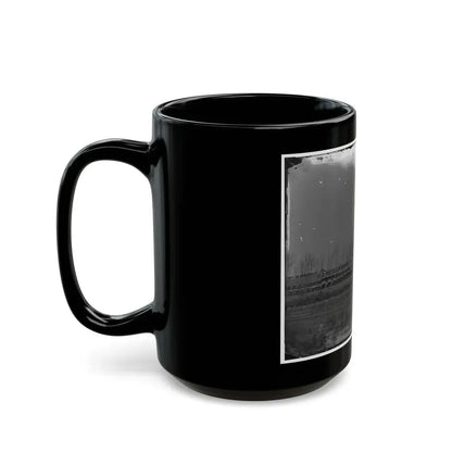 Rappahannock Station, Va. General View Of 50th New York Engineers' Winter Encampment (U.S. Civil War) Black Coffee Mug - Go Mug Yourself