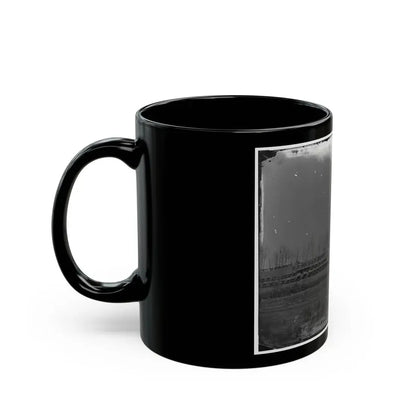 Rappahannock Station, Va. General View Of 50th New York Engineers' Winter Encampment (U.S. Civil War) Black Coffee Mug - Go Mug Yourself