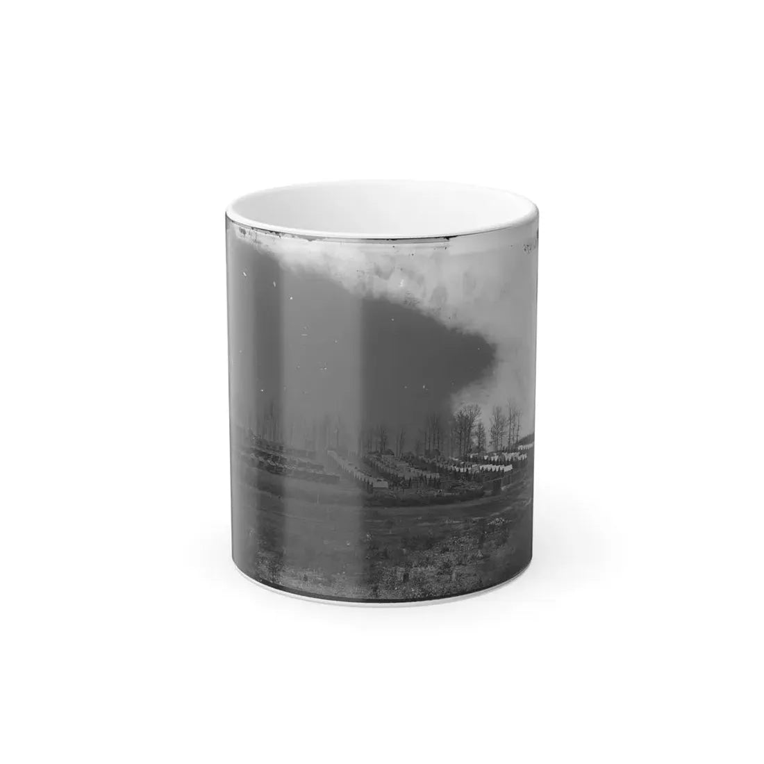 Rappahannock Station, Va. General View of 50Th New York Engineers' Winter Encampment (U.S. Civil War) Color Changing Coffee Mug 11oz Default Title 11oz - Go Mug Yourself