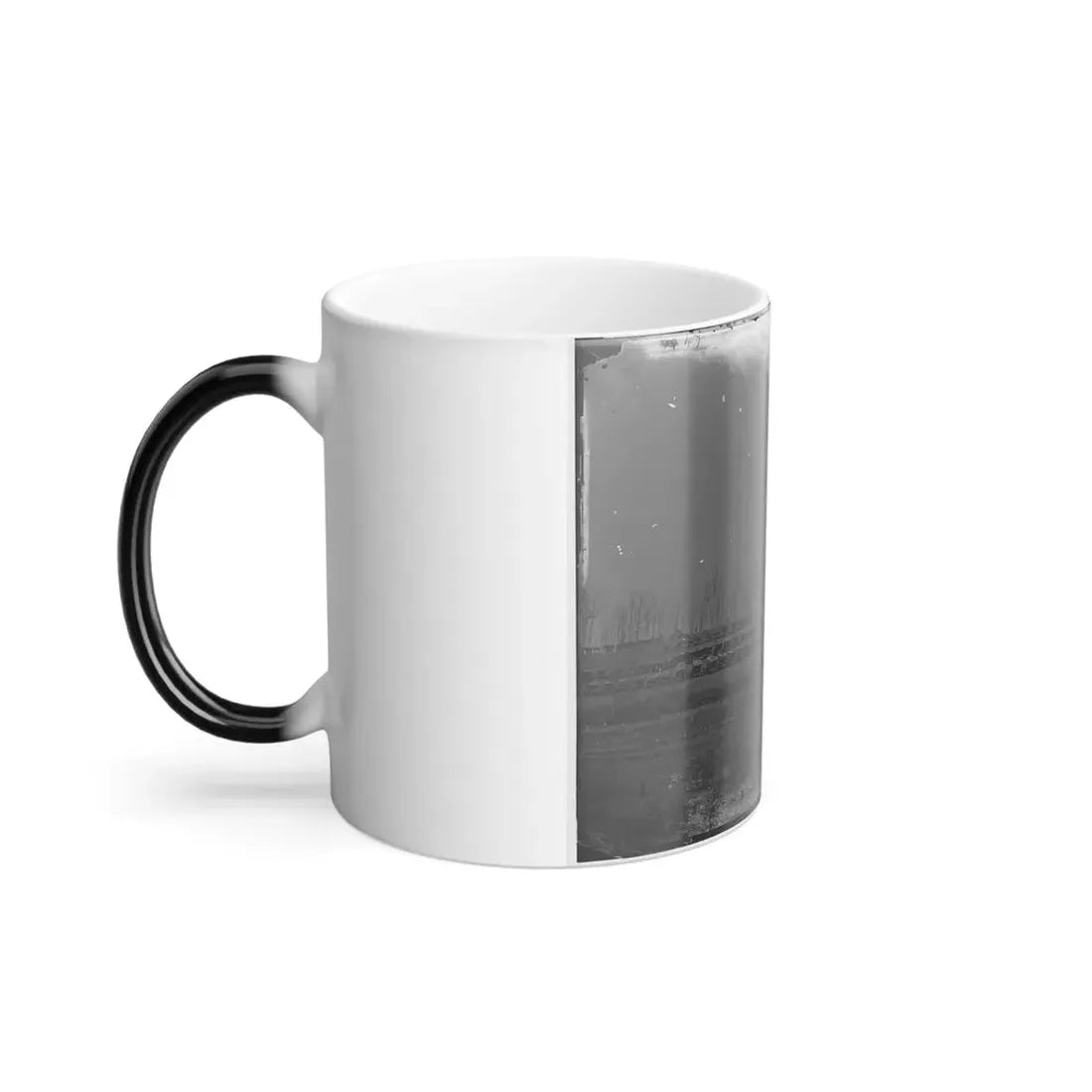 Rappahannock Station, Va. General View of 50Th New York Engineers' Winter Encampment (U.S. Civil War) Color Changing Coffee Mug 11oz - Go Mug Yourself