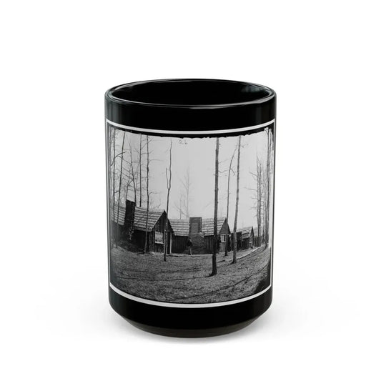 Rappahannock Station, Va. Officers' Quarters, 50th New York Engineers; Another View (U.S. Civil War) Black Coffee Mug 15oz - Go Mug Yourself