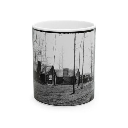 Rappahannock Station, Va. Officers' Quarters, 50th New York Engineers; Another View (U.S. Civil War) White Coffee Mug 11oz - Go Mug Yourself