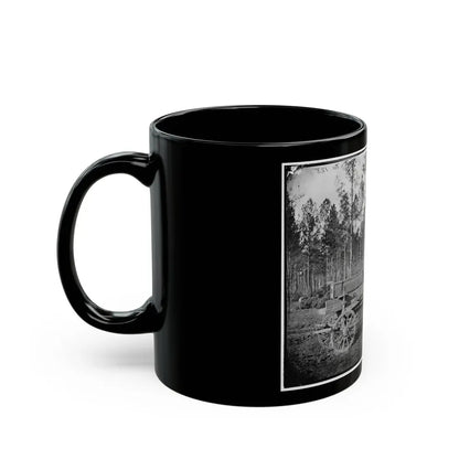 Rappahannock Station, Va. Pontoon Wagon, 50th New York Engineers (U.S. Civil War) Black Coffee Mug - Go Mug Yourself