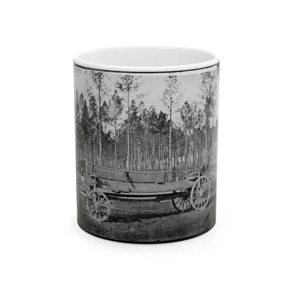 Rappahannock Station, Va. Pontoon Wagon, 50th New York Engineers (U.S. Civil War) White Coffee Mug 11oz - Go Mug Yourself