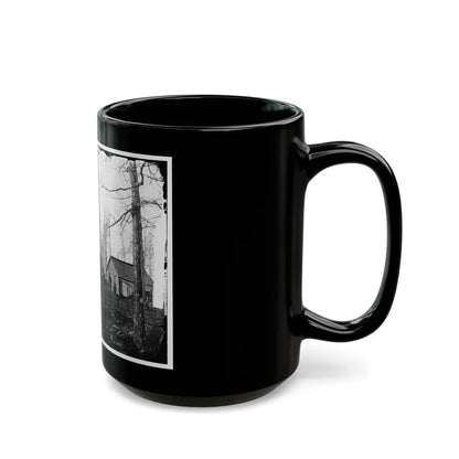 Rappahannock Station, Va. Quarters Of Field And Staff Officers, 50th New York Engineers (U.S. Civil War) Black Coffee Mug - Go Mug Yourself