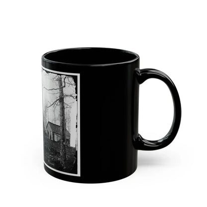 Rappahannock Station, Va. Quarters Of Field And Staff Officers, 50th New York Engineers (U.S. Civil War) Black Coffee Mug - Go Mug Yourself