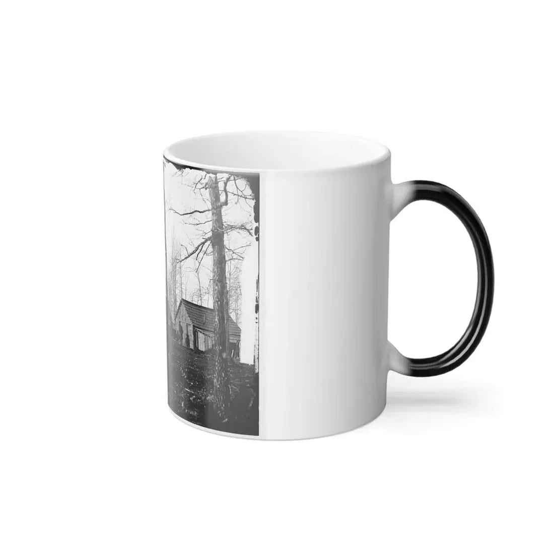 Rappahannock Station, Va. Quarters of Field and Staff Officers, 50Th New York Engineers (U.S. Civil War) Color Changing Coffee Mug 11oz - Go Mug Yourself