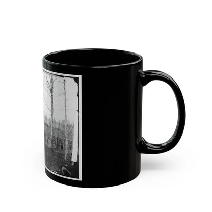 Rappahannock Station, Va. Sutler's Hut And Stockade Of 50th New York Engineers (U.S. Civil War) Black Coffee Mug - Go Mug Yourself