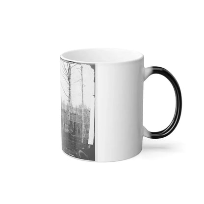 Rappahannock Station, Va. Sutler's Hut and Stockade of 50Th New York Engineers (U.S. Civil War) Color Changing Coffee Mug 11oz - Go Mug Yourself