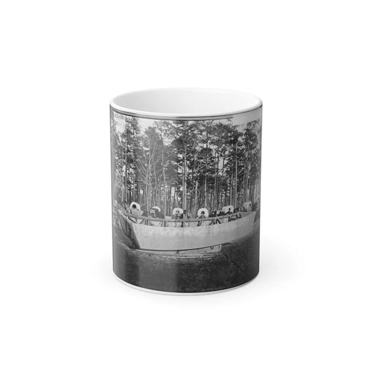 Rappahannock Station, Va. Canvas Pontoon Boat, 50Th New York Engineers (U.S. Civil War) Color Changing Coffee Mug 11oz-11oz-Go Mug Yourself