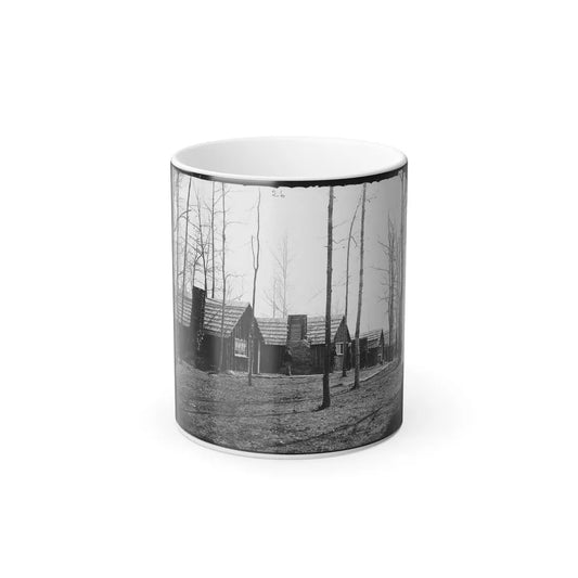 Rappahannock Station, Va. Officers' Quarters, 50Th New York Engineers; Another View (U.S. Civil War) Color Changing Coffee Mug 11oz-11oz-Go Mug Yourself