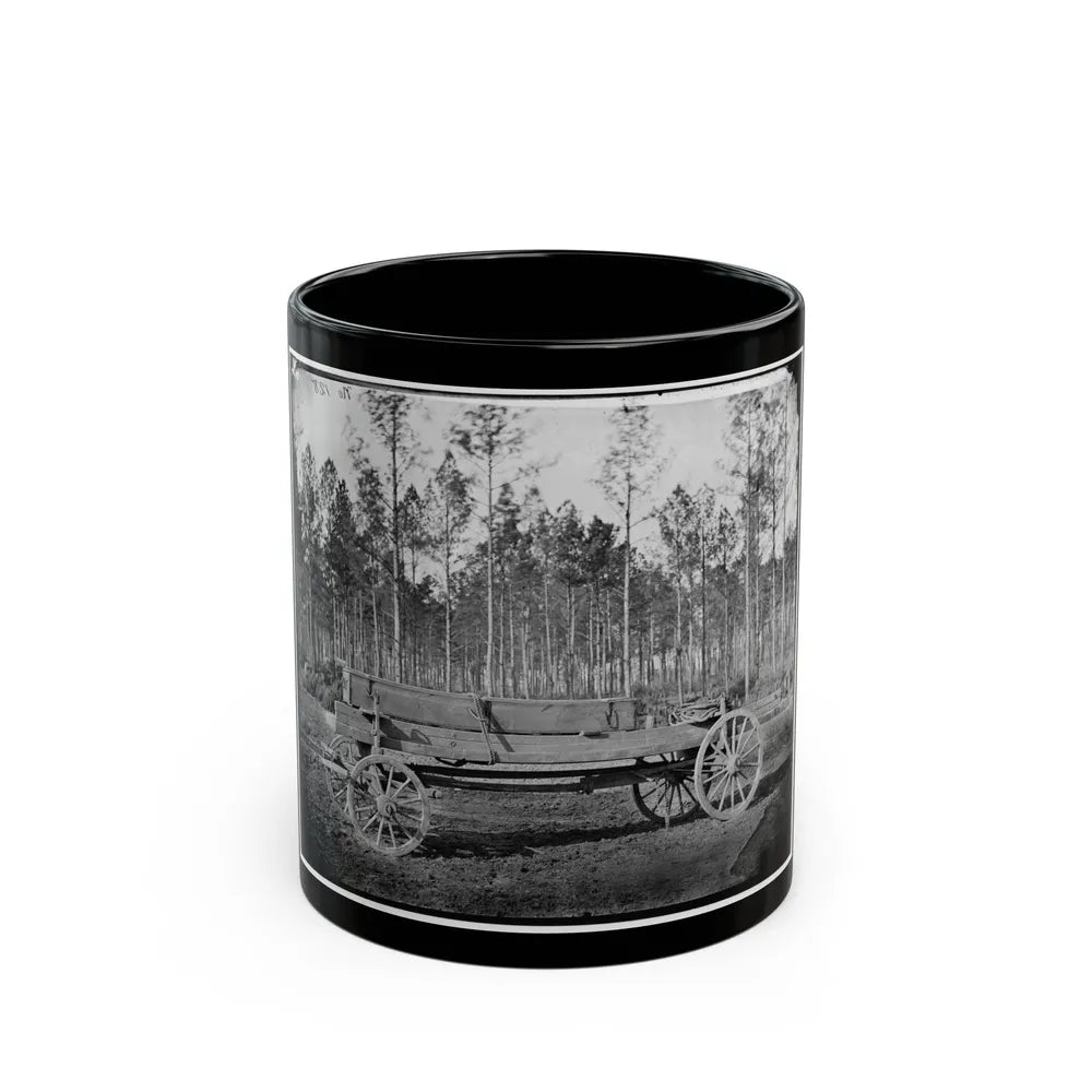 Rappahannock Station, Va. Pontoon Wagon, 50th New York Engineers (U.S. Civil War) Black Coffee Mug-11oz-Go Mug Yourself