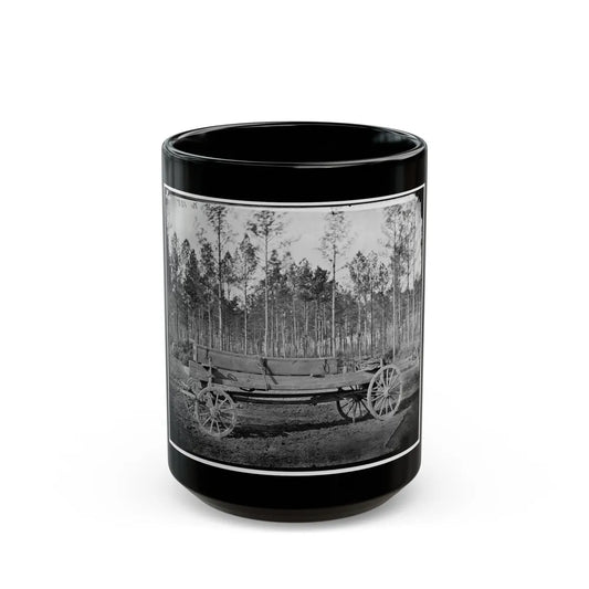 Rappahannock Station, Va. Pontoon Wagon, 50th New York Engineers (U.S. Civil War) Black Coffee Mug-15oz-Go Mug Yourself