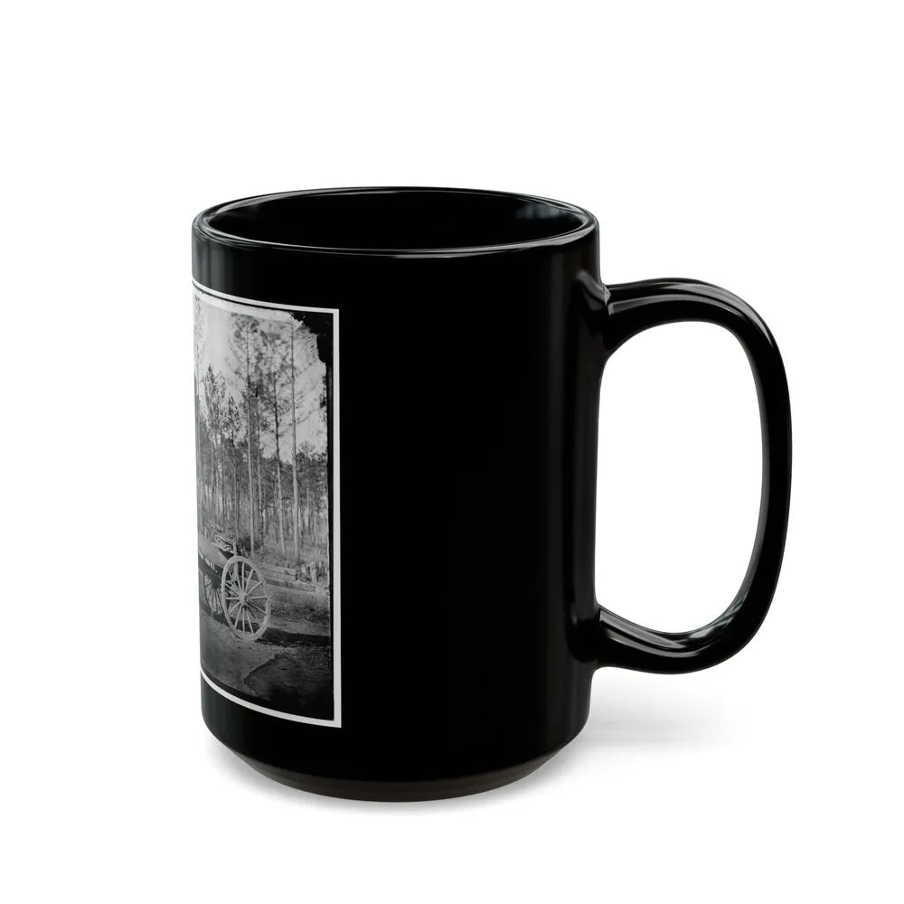 Rappahannock Station, Va. Pontoon Wagon, 50th New York Engineers (U.S. Civil War) Black Coffee Mug-Go Mug Yourself