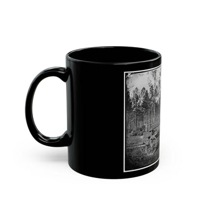 Rappahannock Station, Va. Pontoon Wagon, 50th New York Engineers (U.S. Civil War) Black Coffee Mug-Go Mug Yourself