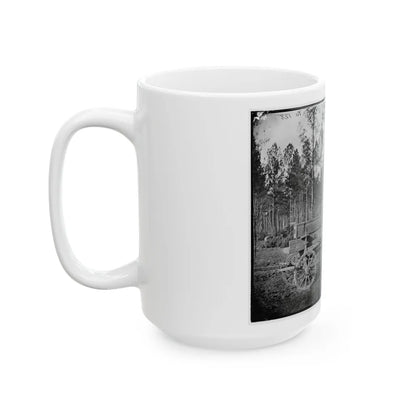 Rappahannock Station, Va. Pontoon Wagon, 50th New York Engineers (U.S. Civil War) White Coffee Mug-Go Mug Yourself