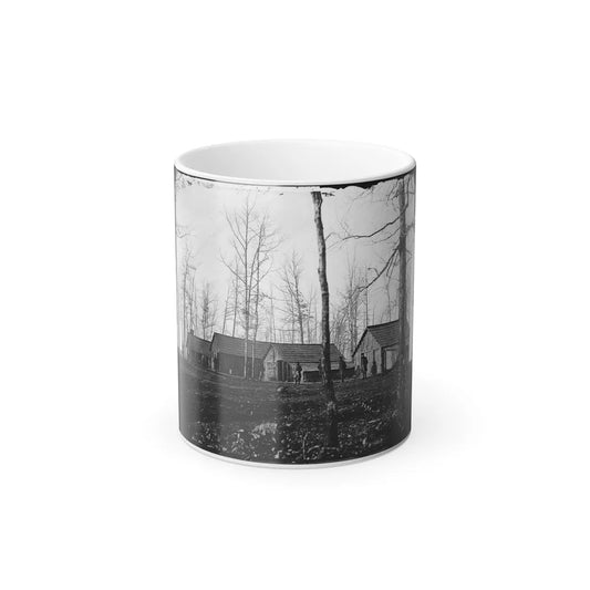 Rappahannock Station, Va. Quarters of Field and Staff Officers, 50Th New York Engineers (U.S. Civil War) Color Changing Coffee Mug 11oz-11oz-Go Mug Yourself