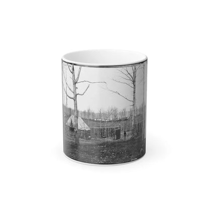 Rappahannock Station, Va. Sutler's Hut and Stockade of 50Th New York Engineers (U.S. Civil War) Color Changing Coffee Mug 11oz-11oz-Go Mug Yourself