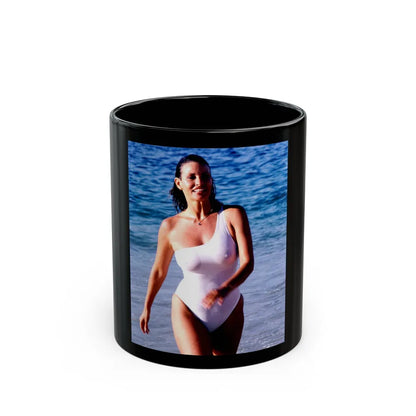 Raquel Welch #173 (Vintage Female Icon) Black Coffee Mug-11oz-Go Mug Yourself