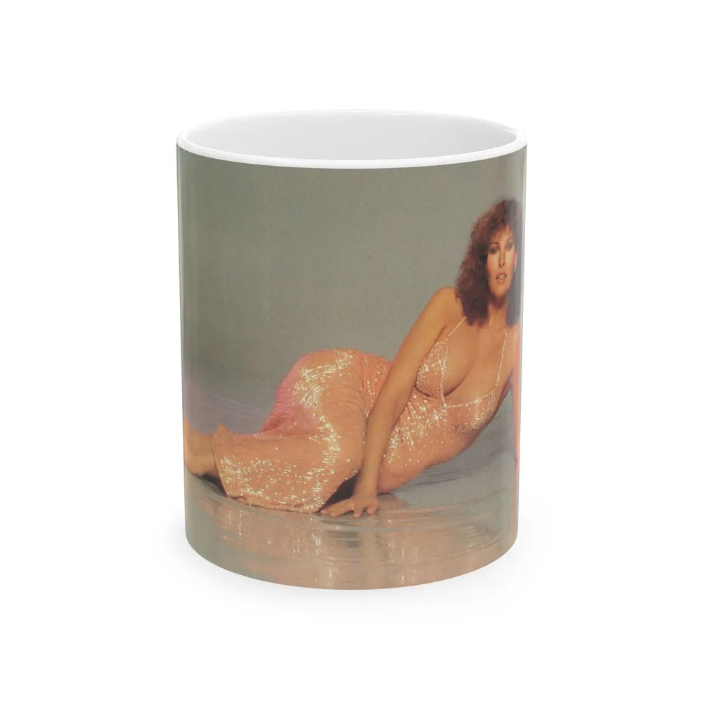 Raquel Welch #183 (Vintage Female Icon) White Coffee Mug-11oz-Go Mug Yourself