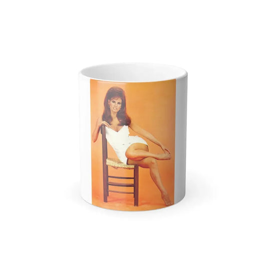 Raquel Welch #186 (Vintage Female Icon) Color Changing Mug 11oz 11oz - Go Mug Yourself