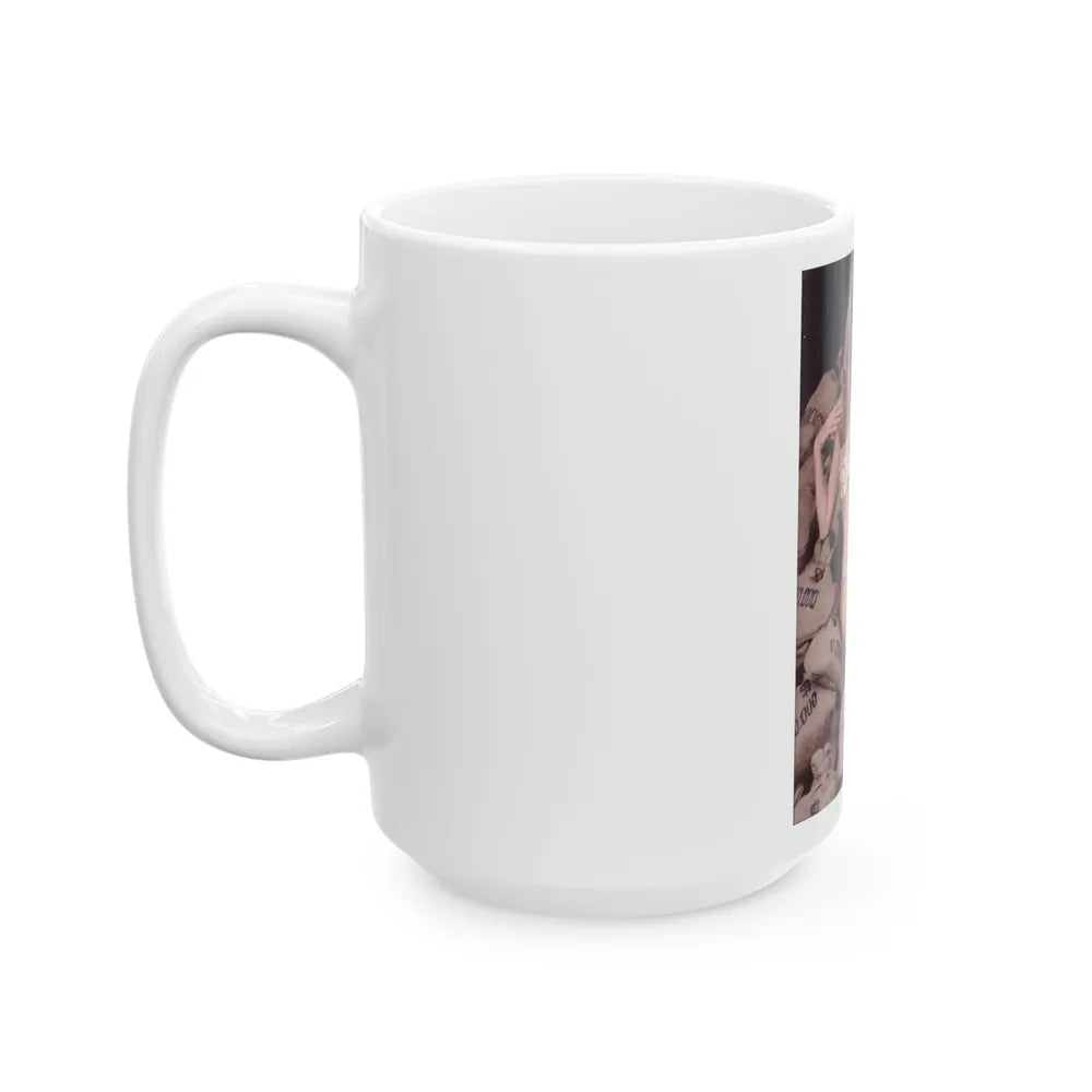 Raquel Welch #191 (Vintage Female Icon) White Coffee Mug-Go Mug Yourself