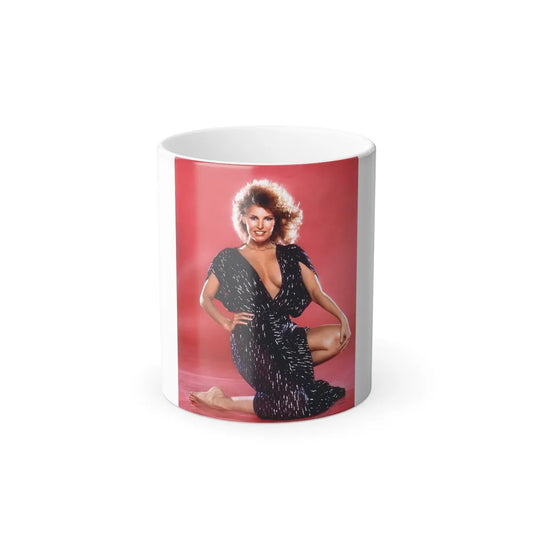 Raquel Welch #206 (Vintage Female Icons) Color Changing Mug 11oz-11oz-Go Mug Yourself
