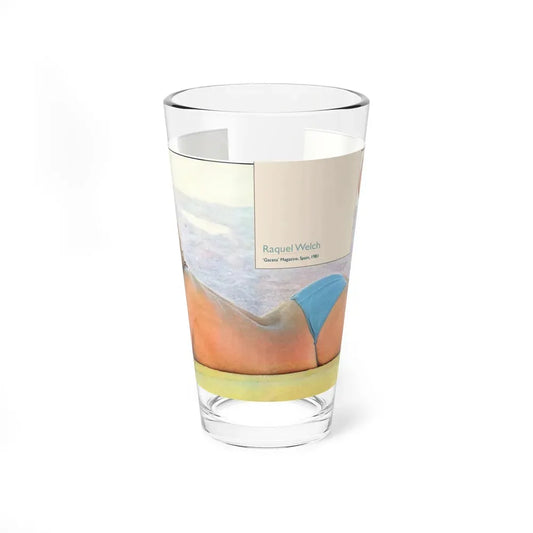 Raquel Welch #226 (Vintage Female Icon) Pint Glass 16oz 16oz - Go Mug Yourself
