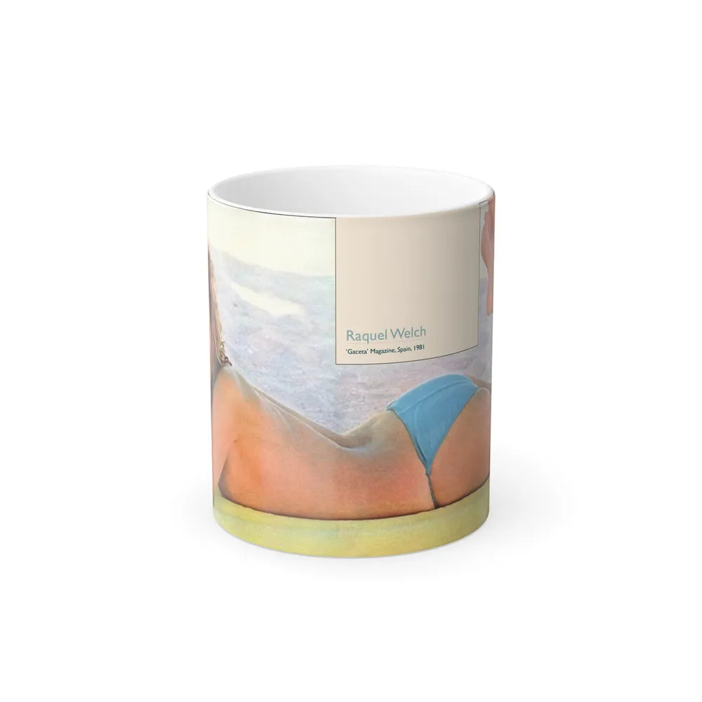 Raquel Welch #226 (Vintage Female Icons) Color Changing Mug 11oz-11oz-Go Mug Yourself
