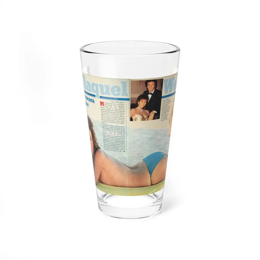 Raquel Welch #2261 (Vintage Female Icon) Pint Glass 16oz 16oz - Go Mug Yourself