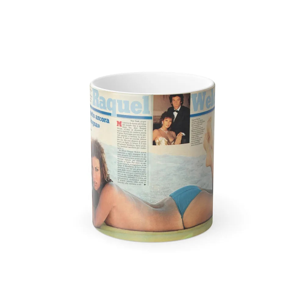 Raquel Welch #2261 (Vintage Female Icons) Color Changing Mug 11oz-11oz-Go Mug Yourself
