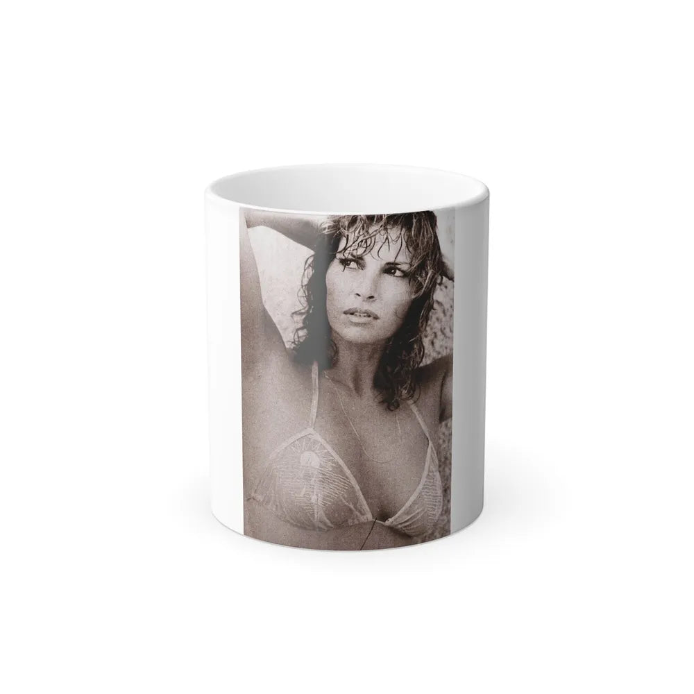 Raquel Welch #230 (Vintage Female Icons) Color Changing Mug 11oz-11oz-Go Mug Yourself