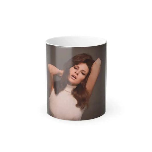 Raquel Welch #233 (Vintage Female Icon) Color Changing Mug 11oz 11oz - Go Mug Yourself